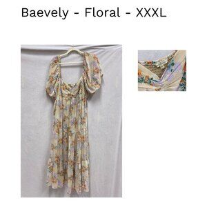 Baevely - Floral Dress - XXXL